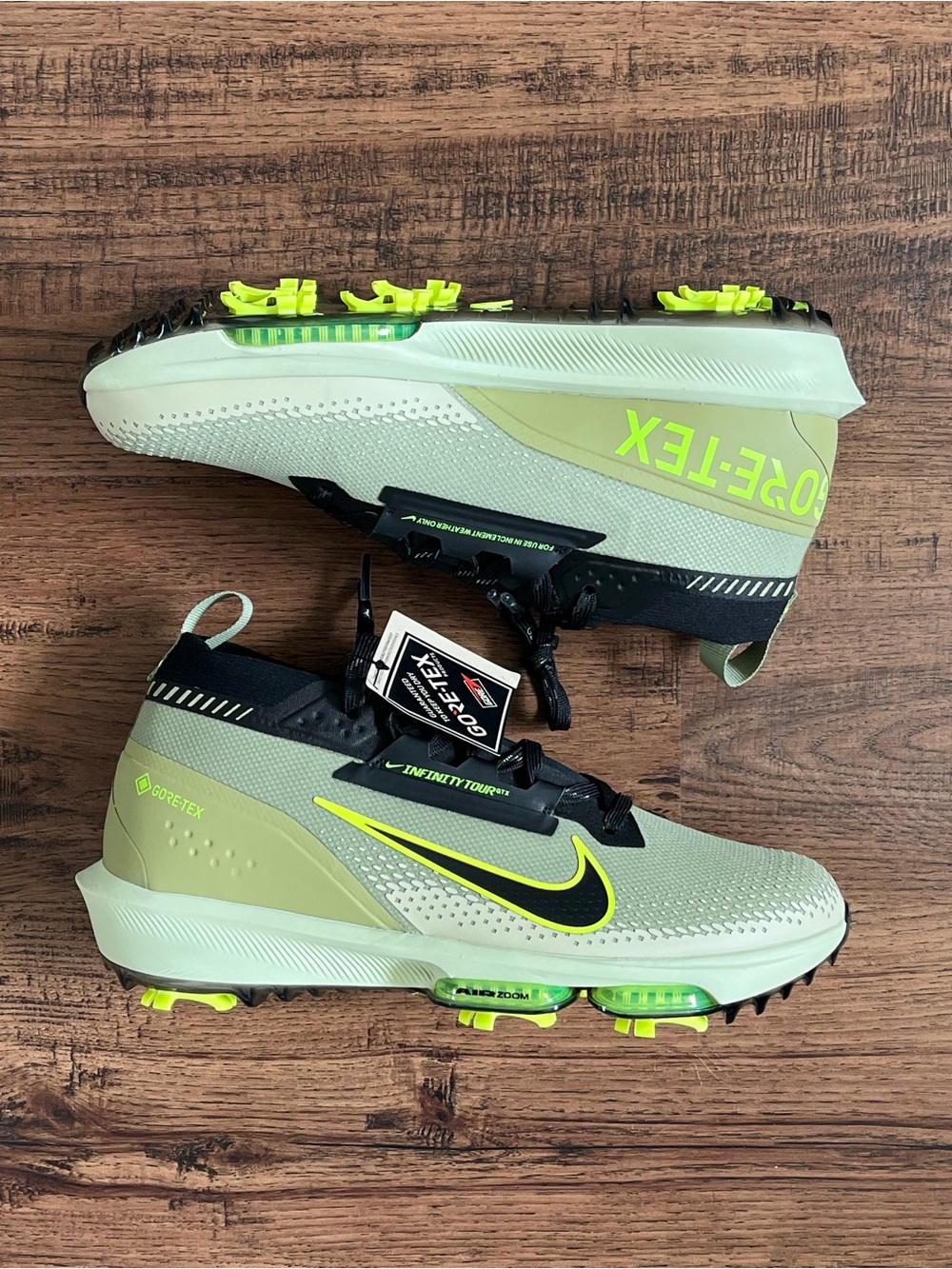 Nike Infinity Tour 2 GORE-TEX ‘Dusty Olive Volt Black’ (size mens 10)